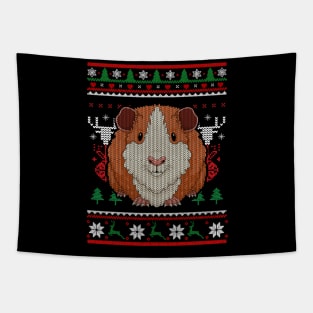 Guinea Pig Ugly Christmas Furry Potato Pet Xmas Tapestry