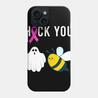 Check Your Boo Bees Shirt Funny Breast Cancer Halloween Gift Phone Case