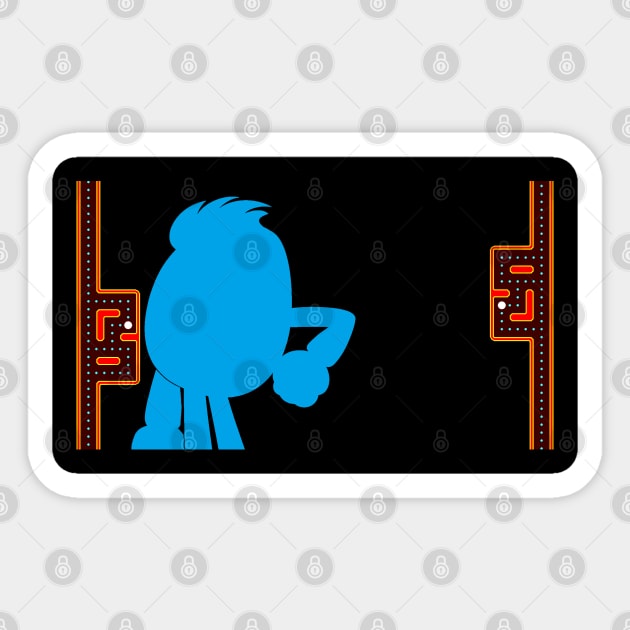 Pac-Man Saga Skeebo Sticker