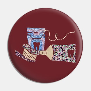 Toothpaste and Floss Pin