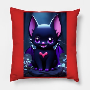 Cute Kawaii Vampire Bat Pillow