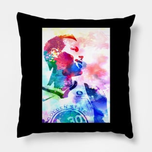 Stephen Curry Watercolor Pillow