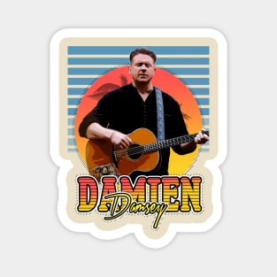 Retro Flyer Style Danien Damsey Fan Art Design Magnet