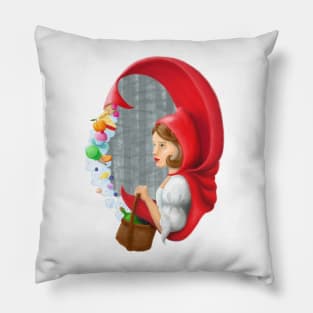 Sweet Little Red Riding Hood Pillow