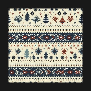 christmas seamless pattern design T-Shirt