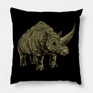 Drawing of an Elasmotherium Pillow