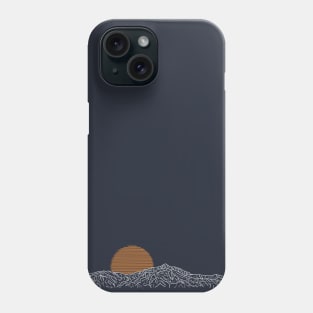 Mountain rising sun Phone Case