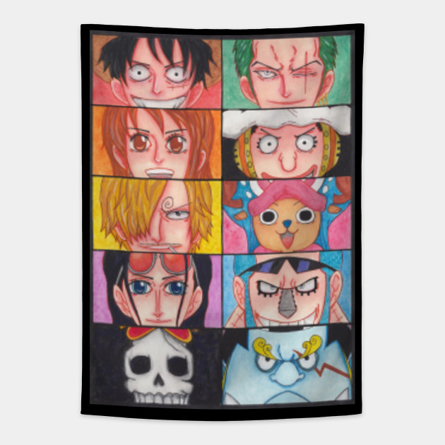 Straw Hats Pirates Eyes One Piece Eyes One Piece Tapestry Teepublic