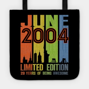 June 2004 20 Years Of Being Awesome Limited Edition Tote