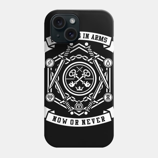 Brothers In Arms Now Or Never Swords And Keys Phone Case by JakeRhodes