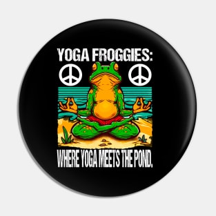 Frog Yoga Pin