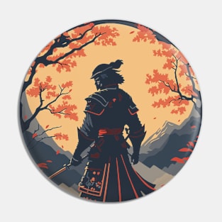 Samurai Warrior Pin