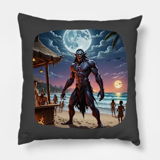 Bizarre Beach Pillow