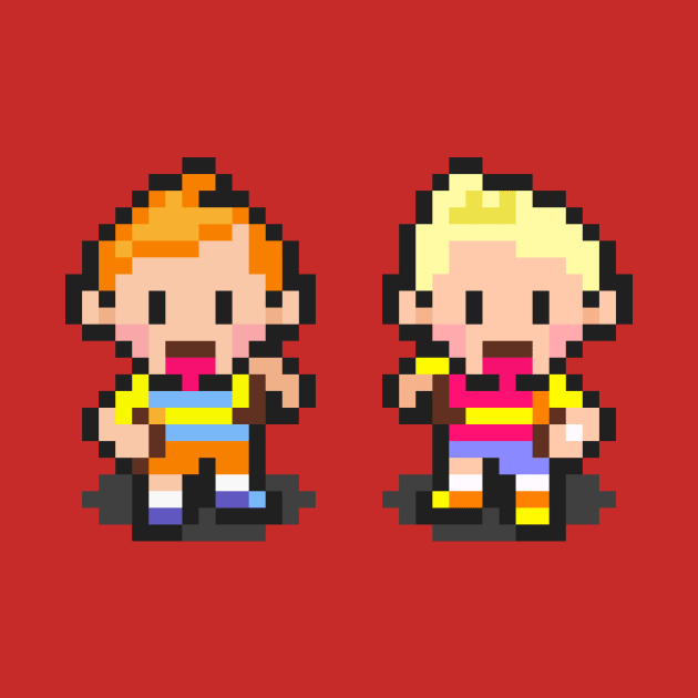 Mother 3 Lucas & Claus by Blu Shade