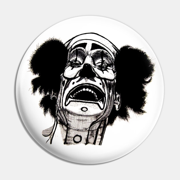 Creepy Clown Pin by Zippy's House of Mystery