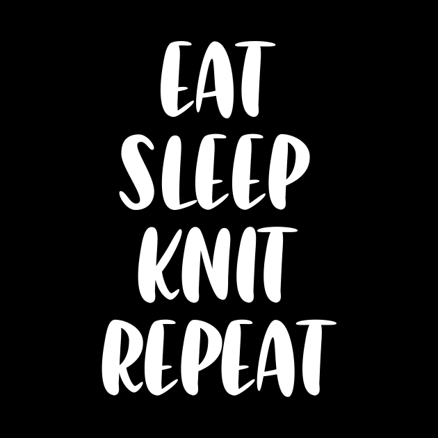 Eat knit sleep repeat by LemonBox