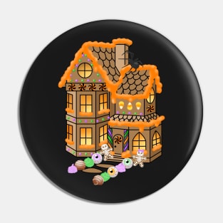 Halloween Gingerbread House Pin