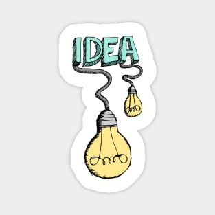 Idea Lightbulb Magnet