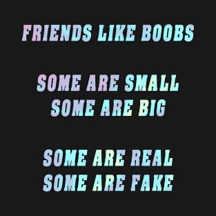 Friends Like Boobs Gift T Shirt T-Shirt