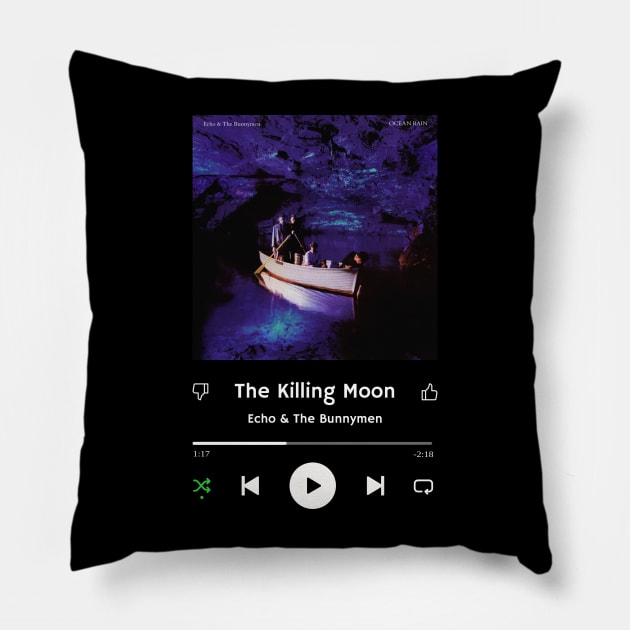 Stereo Music Player - The Killing Moon Pillow by Stereo Music