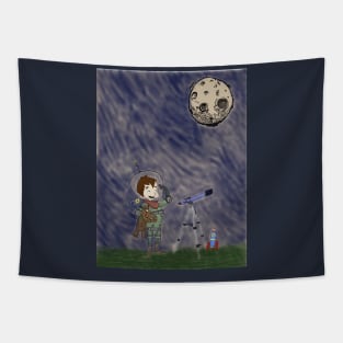 Space boy Tapestry