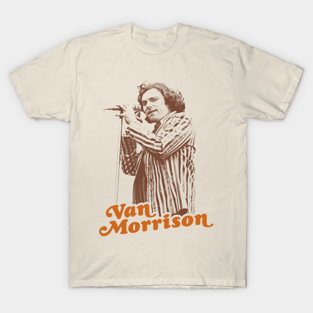 Retro Van Morrison Sepia Tribute - Van Morrison - T-Shirt