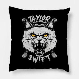 Angry Cat Swift Pillow