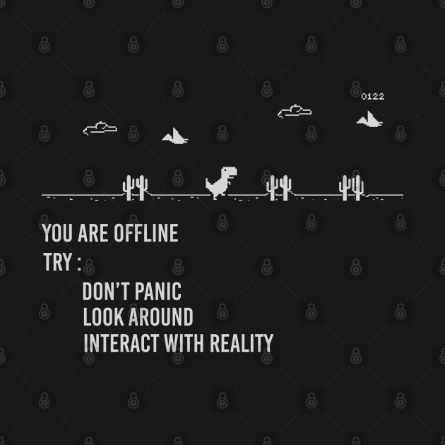 You are offline dinasour pixel game by Abdoss