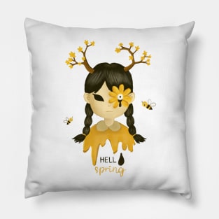 Hell(o) spring Pillow