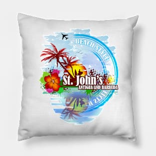 St. John's Antigua Pillow