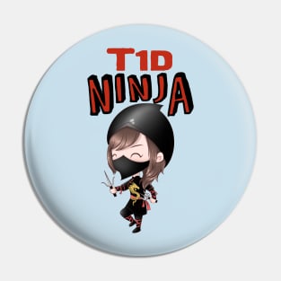 T1D ninja - Diabetes type 1 Ladies Pin