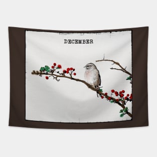 December Flower Tapestry