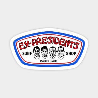 Ex-Presidents Surf Shop - Point Break Magnet