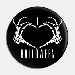 I heart Halloween Pin