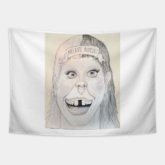 Melon Martinez Tapestry by Rubber Cowboy Vampire