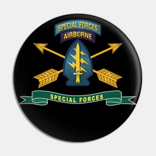 Special Forces - SSI w Tab - Br - Ribbon X 300 Pin