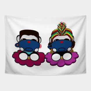 Naka Do & Oyo Yo Sips Tea Party Series (Sipping) Tapestry