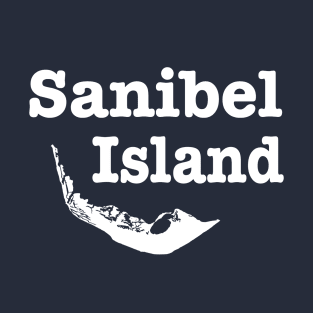 Sanibel Island Outline T-Shirt