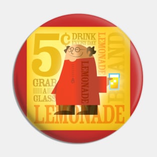 Lemonade Man Pin