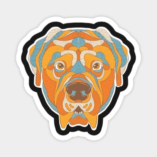 Mastiff Portrait Magnet