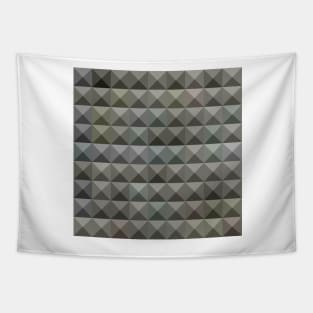 Argent Grey Abstract Low Polygon Background Tapestry