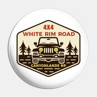 White Rim Road Canyonlands National Park Utah UT 4x4 Mountain Bike Motorcycle Pin