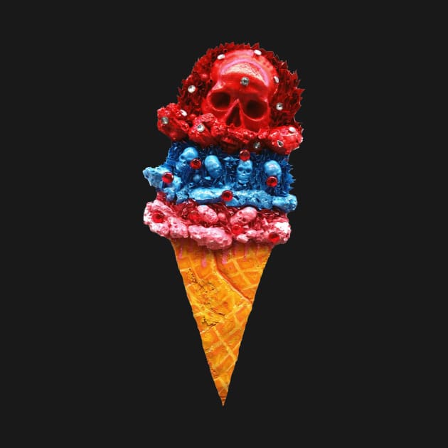 Skull Ice Cream by OptimusVolts