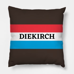 Diekirch City in Luxembourg Flag Pillow