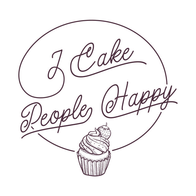 Funny retro pastry cupcake quote design for baking lovers by emmjott