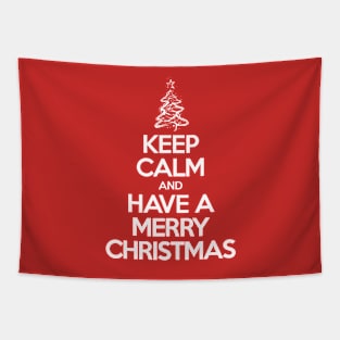 Keep calm and have a Merry Christmas Tapestry