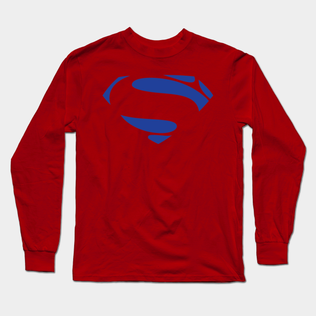 Superman Blue - Superman - Long Sleeve T-Shirt | TeePublic