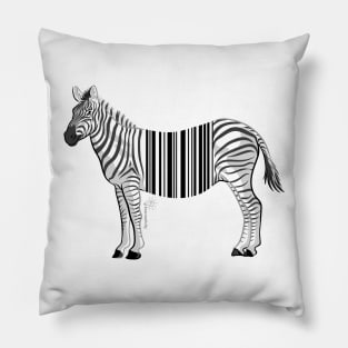 Zebarcode Pillow