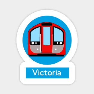 London Underground Subway Victoria line Magnet