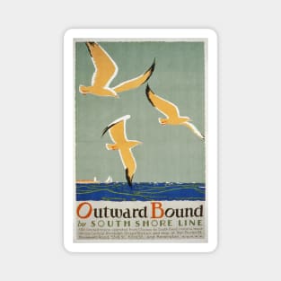 Vintage Travel - Outward Bound Magnet